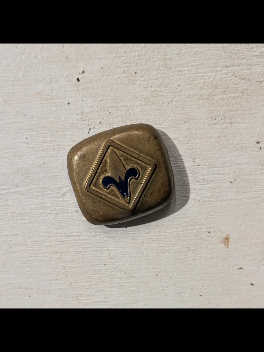 Vintage Webelos Brass Belt Buckle And Tie/Scarf Clasp